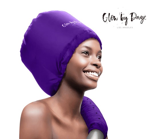 hair wrap purple