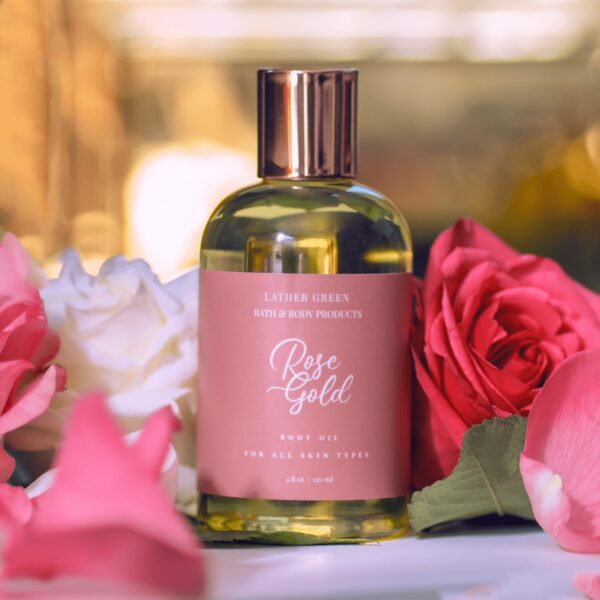 Lather Green Rose Gold Body Oil