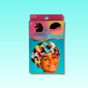 afro unicorn bonnet