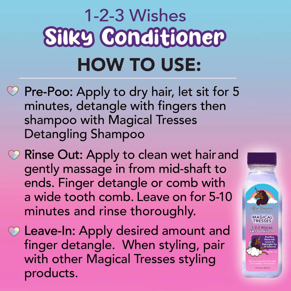 Afro Unicorn 1-2-3 Wishes Silky Conditioner - Image 2