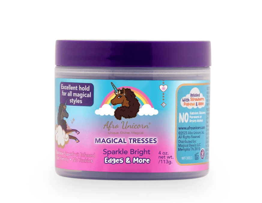 Afro Unicorn Sparkle Bright Edges & More